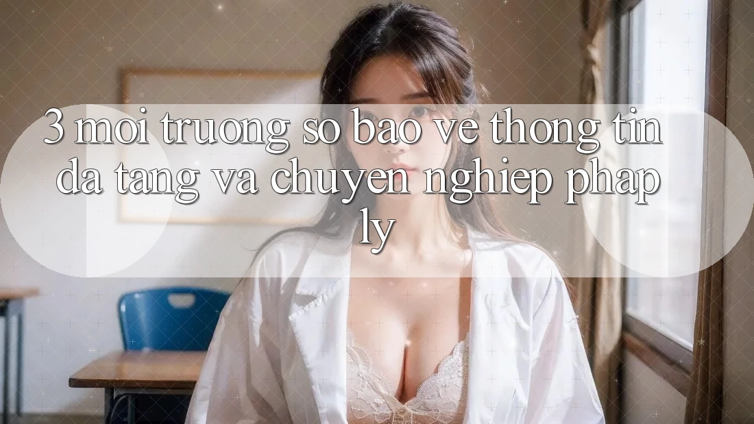 3. Môi trường số Bảo vệ thông tin Đa Tầng Và Chuyên nghiệp Pháp Lý 3. Môi trường số Bảo vệ thông tin Đa Tầng Và Chuyên nghiệp Pháp Lý