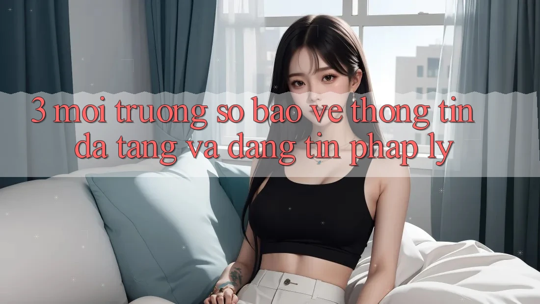 3. Môi trường số Bảo vệ thông tin Đa Tầng Và Đáng tin Pháp Lý 3. Môi trường số Bảo vệ thông tin Đa Tầng Và Đáng tin Pháp Lý