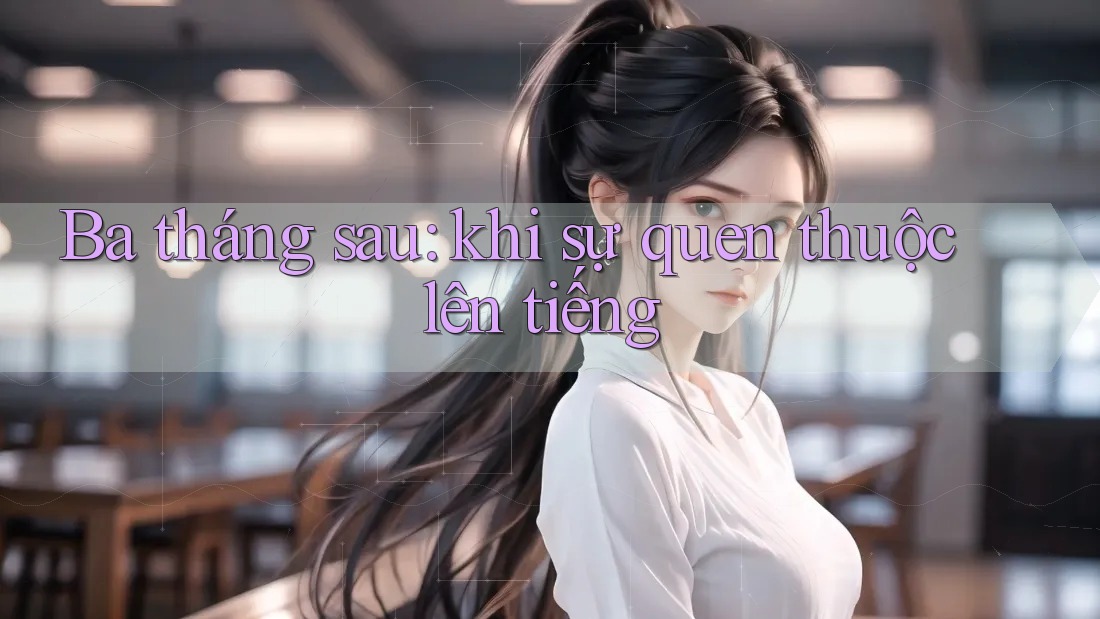 Ba tháng sau: khi sự quen thuộc lên tiếng Ba tháng sau: khi sự quen thuộc lên tiếng