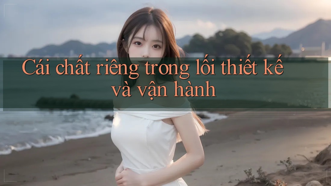 Cái chất riêng trong lối thiết kế và vận hành Cái chất riêng trong lối thiết kế và vận hành