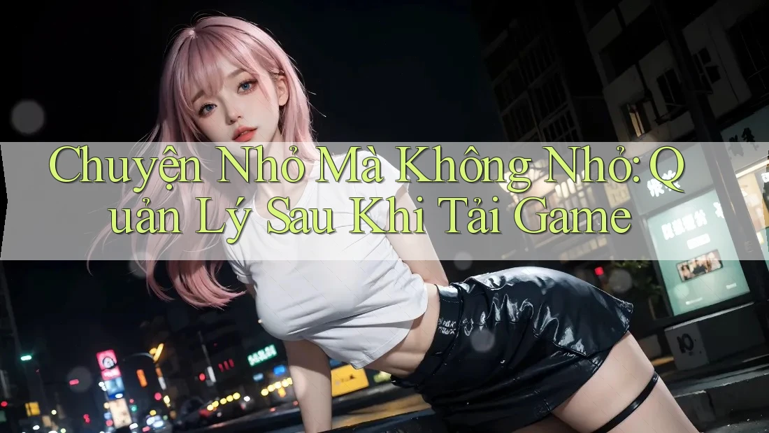 Chuyện Nhỏ Mà Không Nhỏ: Quản Lý Sau Khi Tải Game Chuyện Nhỏ Mà Không Nhỏ: Quản Lý Sau Khi Tải Game