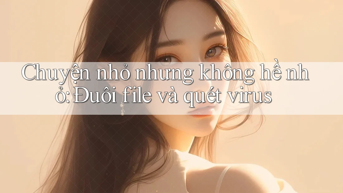 Chuyện nhỏ nhưng không hề nhỏ: Đuôi file và quét virus Chuyện nhỏ nhưng không hề nhỏ: Đuôi file và quét virus