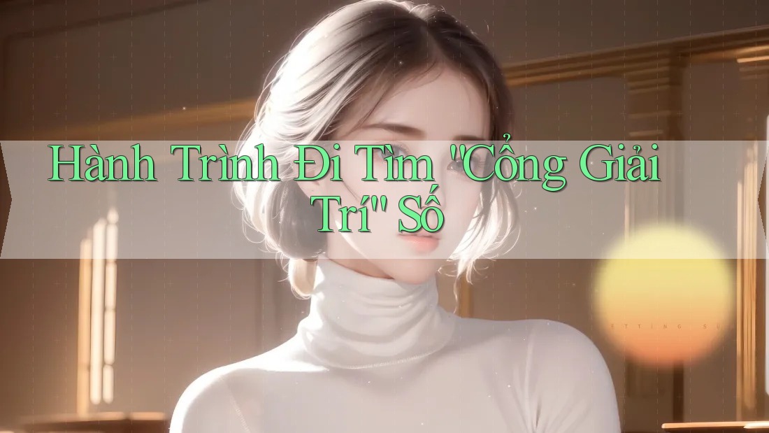 Hành Trình Đi Tìm “Cổng Giải Trí” Số Hành Trình Đi Tìm “Cổng Giải Trí” Số