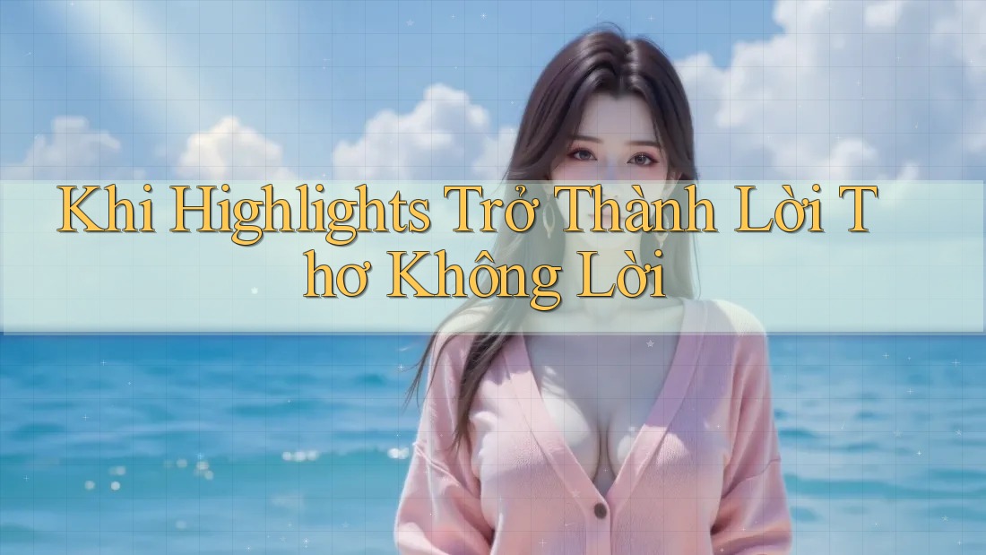 Khi Highlights Trở Thành Lời Thơ Không Lời Khi Highlights Trở Thành Lời Thơ Không Lời