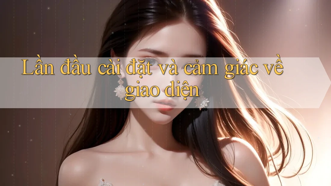 Lần đầu cài đặt và cảm giác về giao diện Lần đầu cài đặt và cảm giác về giao diện