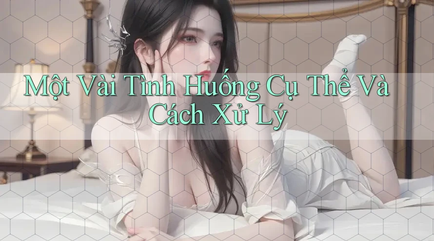 Một Vài Tình Huống Cụ Thể Và Cách Xử Lý Một Vài Tình Huống Cụ Thể Và Cách Xử Lý