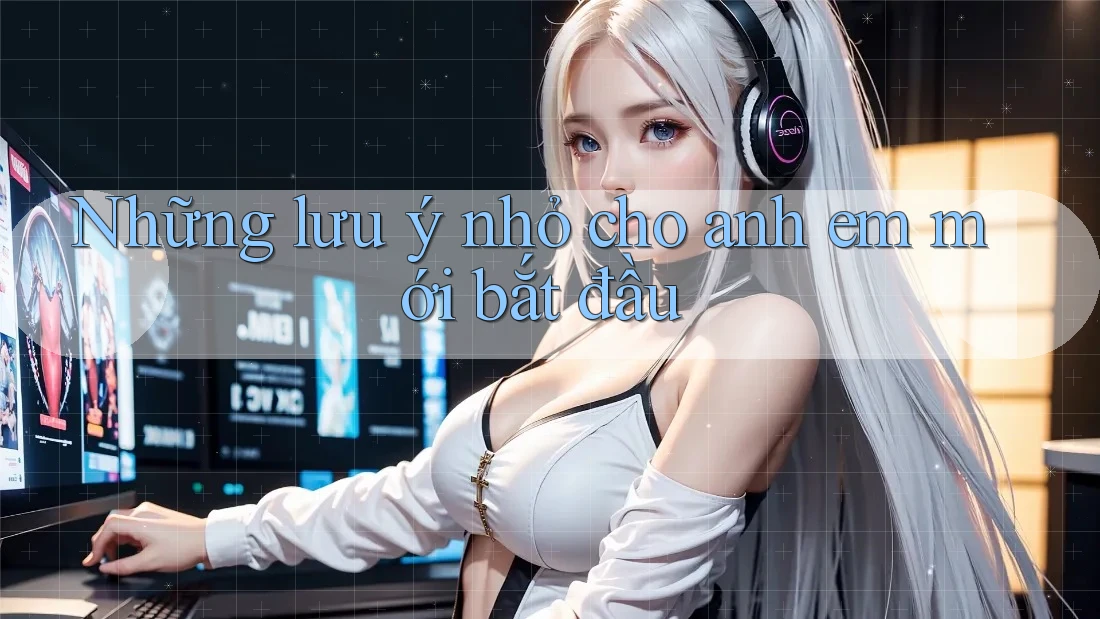 Những lưu ý nhỏ cho anh em mới bắt đầu Những lưu ý nhỏ cho anh em mới bắt đầu