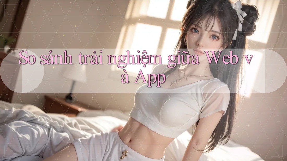 So sánh trải nghiệm giữa Web và App