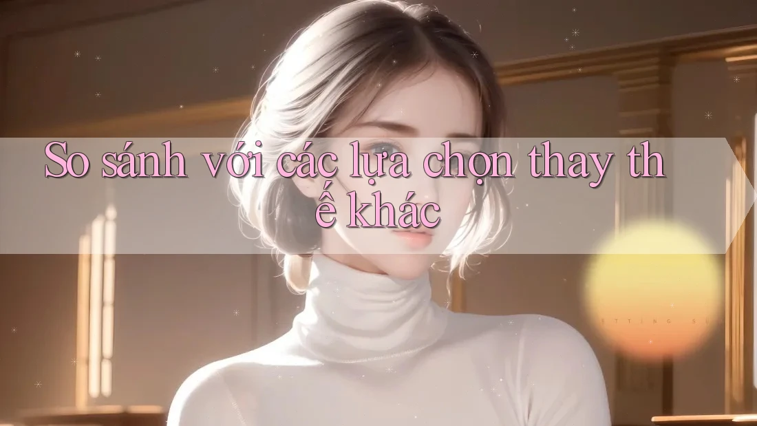 So sánh với các lựa chọn thay thế khác