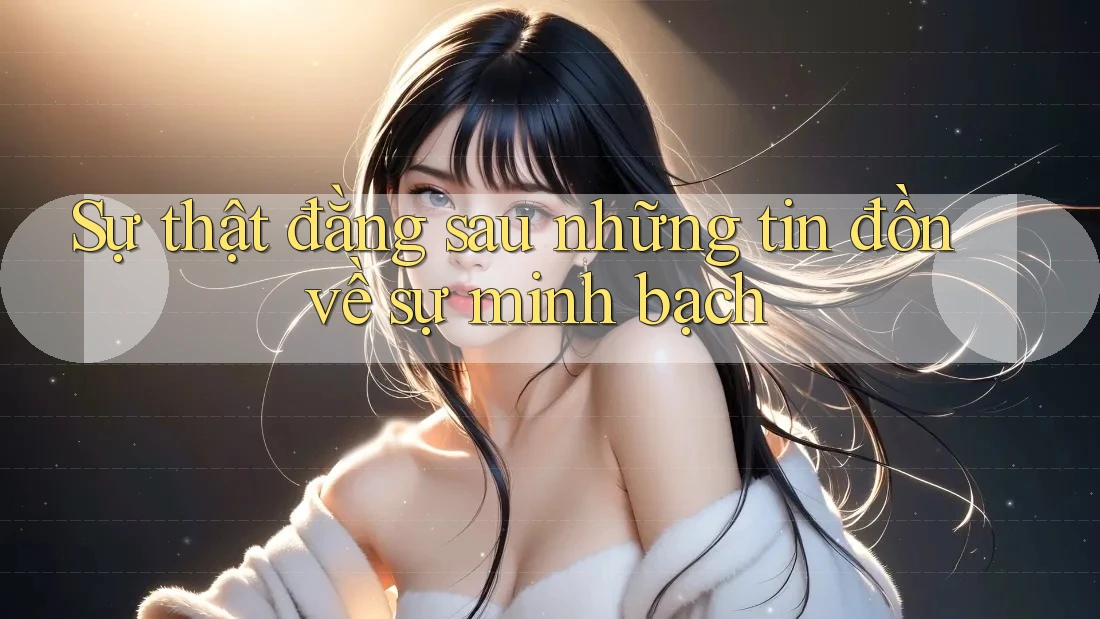 Sự thật đằng sau những tin đồn về sự minh bạch Sự thật đằng sau những tin đồn về sự minh bạch