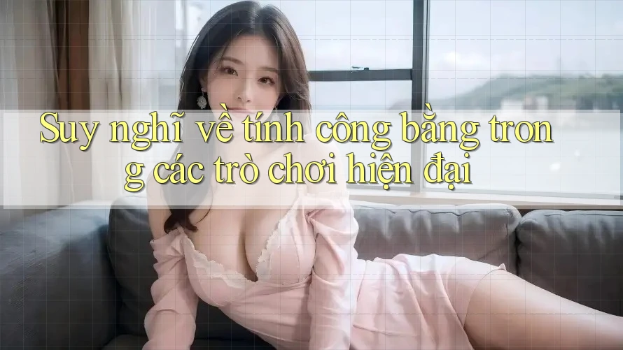 Suy nghĩ về tính công bằng trong các trò chơi hiện đại