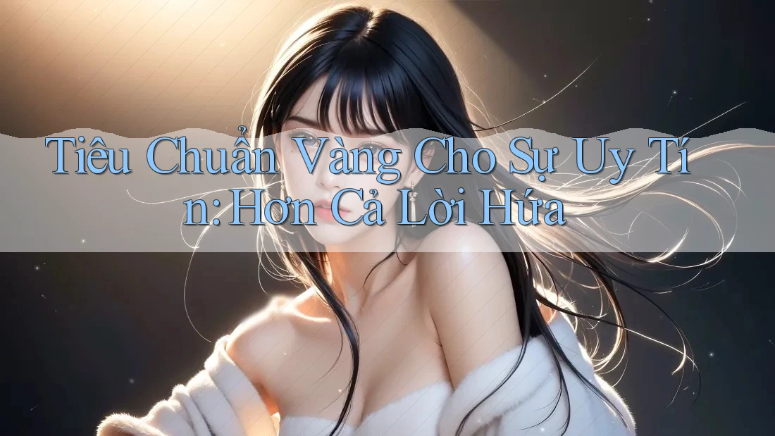 Tiêu Chuẩn Vàng Cho Sự Uy Tín: Hơn Cả Lời Hứa Tiêu Chuẩn Vàng Cho Sự Uy Tín: Hơn Cả Lời Hứa