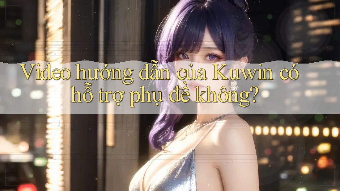 Video hướng dẫn của Kuwin có hỗ trợ phụ đề không? Video hướng dẫn của Kuwin có hỗ trợ phụ đề không?
